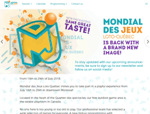 Tablet Screenshot of mondialdesjeux.com